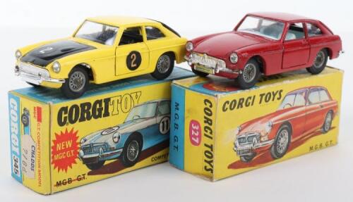 Two Boxed Corgi Toys M.G.B. Model