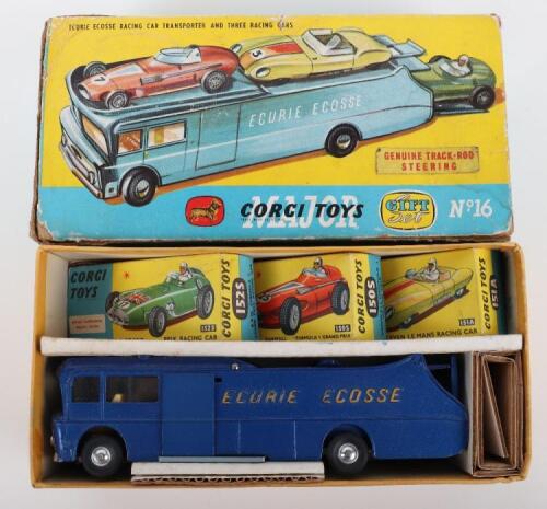 Corgi Toys Gift Set No 16 Ecurie Ecosse Racing Car Transporter