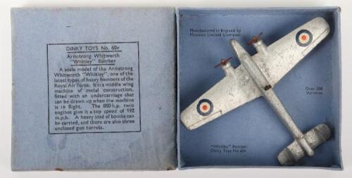 Dinky Toys 60v Armstrong Whitworth “Whitley” Bomber