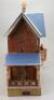 A Moritz Gottschalk model 3581 blue roof dolls house, German circa 1910, - 3