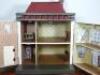 A G & J Lines painted wooden dolls house, circa 1910, - 2