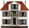 A large and impressive Lines Bros Triang painted wooden dolls house, English 1920s,