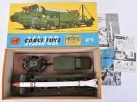 Scarce Corgi Major Toys Gift Set No 9 Corporal Missile Erector Vehicle