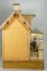 An unusual ‘Moko’ painted wooden dolls house, German 1920s, - 3