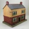 A small painted wooden dolls house, English circa 1920, - 4