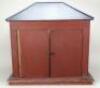 ‘Wesley Villa’ a fine painted wooden red brick Victorian dolls house, English circa 1860, - 4