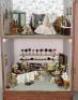 A wooden painted Victorian Dolls House and Milliners Shop, - 2