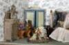 A wooden painted Victorian Dolls House and Milliners Shop, - 5