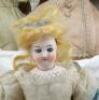 A fine bisque head B.S fashion doll with trunk and clothing, French circa 1870, - 3