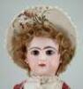 A beautiful closed mouth Tete Jumeau bisque head Bebe, size 10, French, circa 1890, - 2