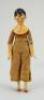 A painted wooden Grodnertal doll, German circa 1820,