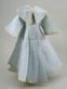 A good light blue and cream cotton dress for size 6 French Bru Jne, 1880s, - 2