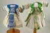 Two good 1880s style dolls dresses for French Bebe,