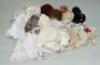 A collection of dolls socks, clothes and bonnets, - 2