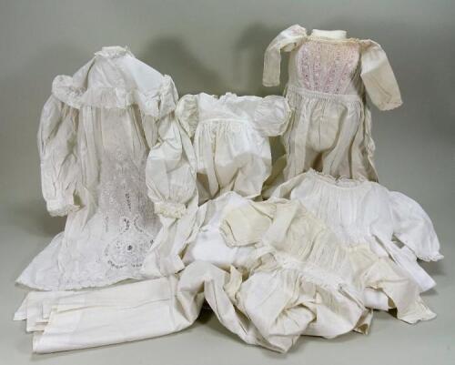 A collection of baby gowns, 1880s-1900’s,