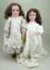 A Schoenau & Hoffmeister 5800 bisque head doll, German circa 1910,