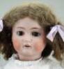 A large Kammer & Reinhardt/S&H bisque head doll, German circa 1910, - 2