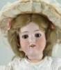 An A.M 390 bisque head doll, German circa 1910, - 2