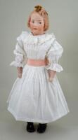 A rare Gebruder Heubach 8197 bisque shoulder head character doll, German circa 1912,