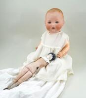 A.M 351 bisque head Dream Baby doll, 1920s,