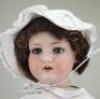 A large A.M 390 bisque head doll, German circa 1915, - 2