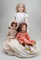 An A.M 390 bisque head doll, German circa 1915,