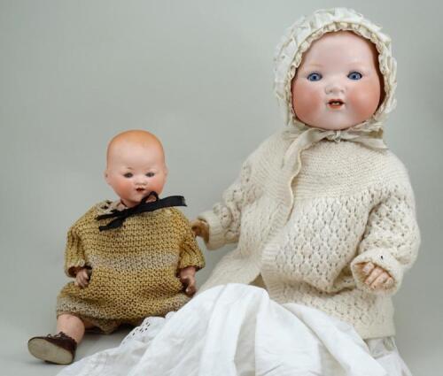 A large A.M 351 bisque head Dream baby, German circa 1915,