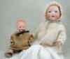 A large A.M 351 bisque head Dream baby, German circa 1915,