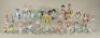 Collection of glazed china Half-Dolls, mainly German 1900-20s,