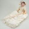 A sweet all original Simon & Halbig 122 bisque head baby doll, German circa 1910,