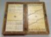 Rare boxed educational Musical Game by Ann Young, patented 1801,