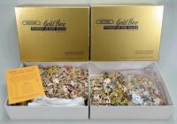 Two Victory Gold Box 1500 piece plywood hand-cut Jig-Saw Puzzles,