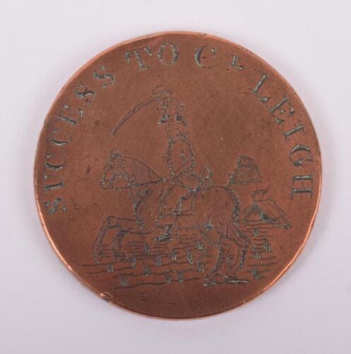 Georgian Lancashire Light Dragoons Token