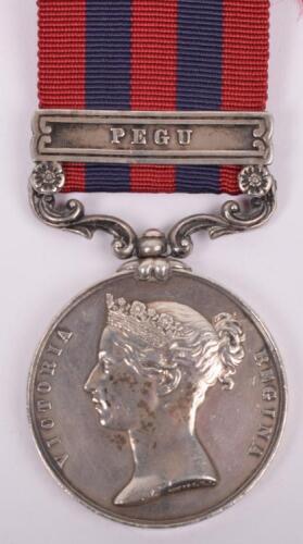 Indian General Service Medal 1854-95 51st Kings Own Light Infantry