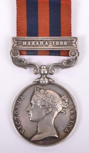 Indian General Service Medal 1854-95 Suffolk Regiment