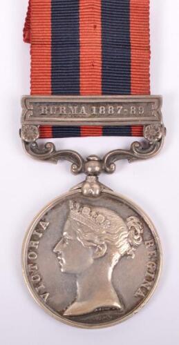 Indian General Service Medal 1854-95 Leicestershire Regiment