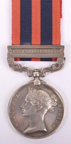 Indian General Service Medal 1854-95 Cheshire Regiment