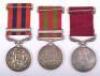 Victorian Indian General Service & Afghanistan Long Service Medal Group of Three Rifle Brigade - 8