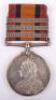 Queens South Africa Medal Kings Royal Rifle Corps