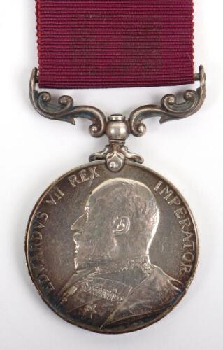 Edward VII Army Long Service Good Conduct Medal Royal Field Artillery