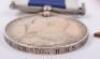 Edward VII Royal Navy Long Service Good Conduct Medal Group of Three HMS Hotspur - 3