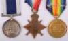 Edward VII Royal Navy Long Service Good Conduct Medal Group of Three HMS Hotspur - 6
