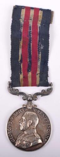 George V Military Medal (M.M) 219th Company Machine Gun Corps / East Surrey Regiment, Awarded for Gallantly in August 1917 at Nieuport, For Rescuing Infantry Men Buried in a Dugout While Being Shelled by the Enemy