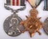 Great War Military Medal Group of Four 7th Battalion Queens West Surrey Regiment - 2