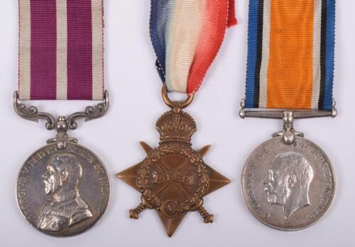 Great War Meritorious Service Medal (M.S.M) Group of Three 13th (Kensington) Battalion London Regiment