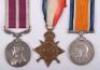 Great War Meritorious Service Medal (M.S.M) Group of Three 13th (Kensington) Battalion London Regiment