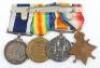 WW1 British Royal Naval Long Service Good Conduct Medal Group - 4