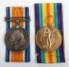 British Great War 1918 Casualty Medal Pair and Memorial Plaque Lancashire Fusiliers - 2