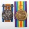 Great War Manchester Regiment 1918 Casualty Medal Group - 3