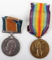 Scarce WW1 Medal Pair Canadian Overseas Railway Construction Corps